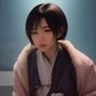 陈晓墨，玉蒲团之偷情宝鉴内容导航站主编，面带微笑，书架背景，专注于影视文化研究多年